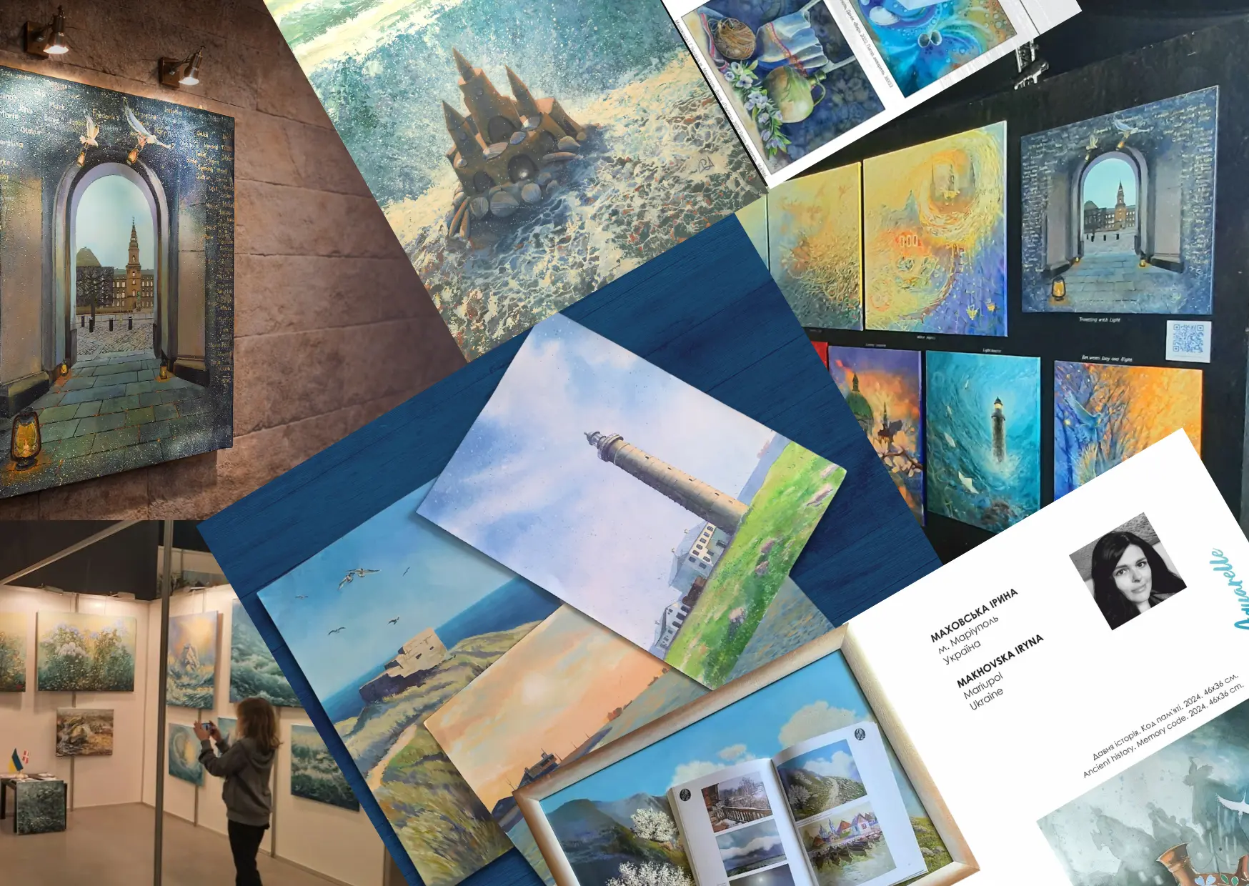 exhibitions of Iryna Makhovska